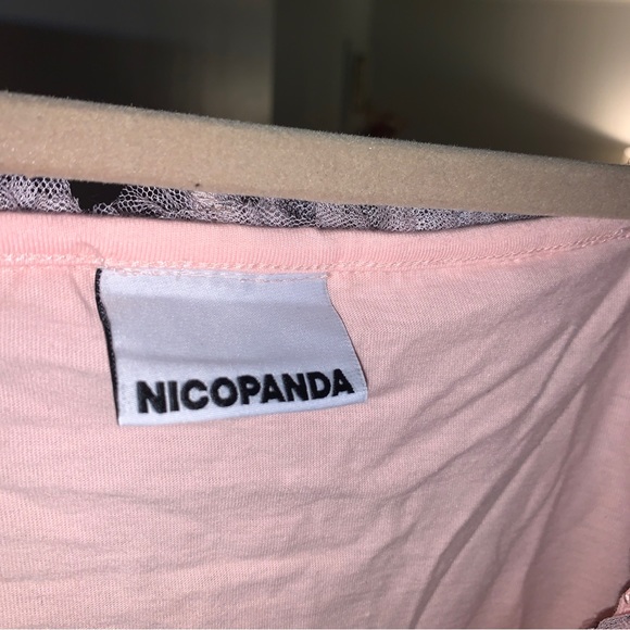 Urban Outfitters Nicopanda Pink Mesh Mini Bunny Tavi Dress size Medim NWT - Picture 12 of 13